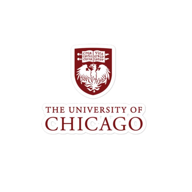 University of Chicago Kiss Cut Stickers