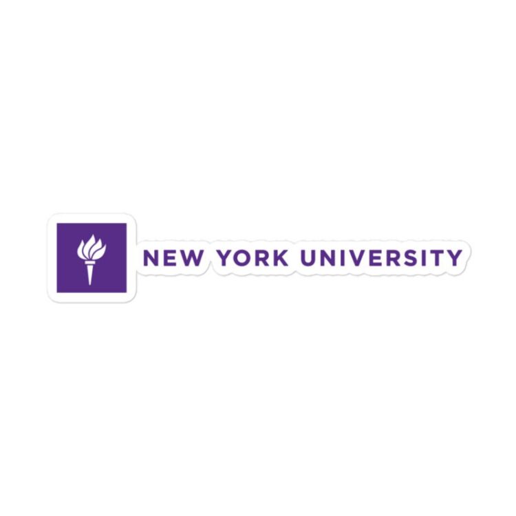 new york university sticker