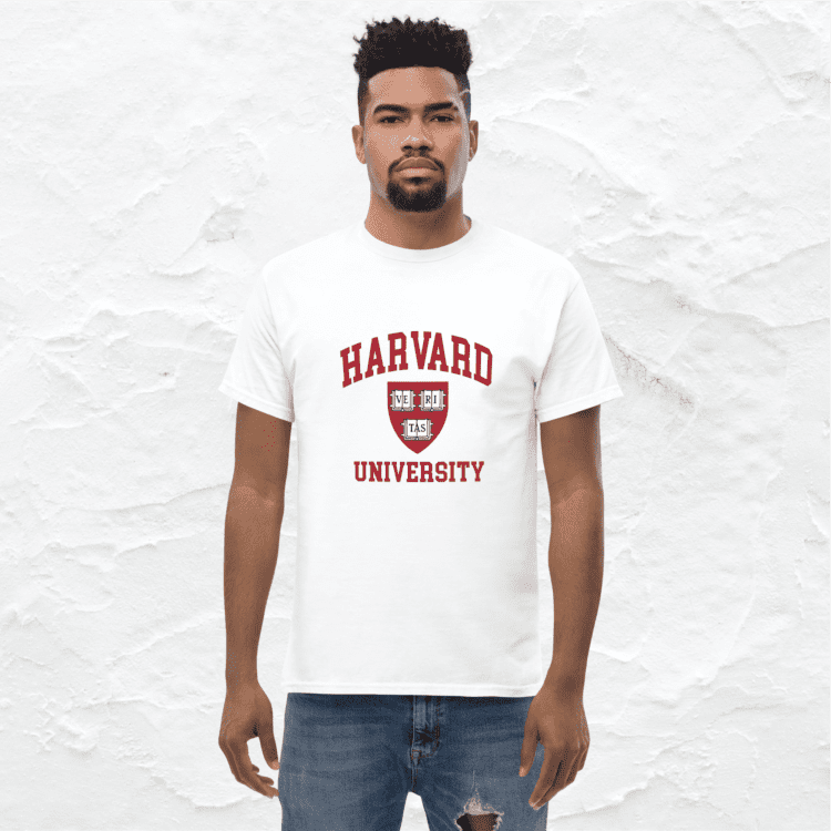 harvard university student cute t shirt