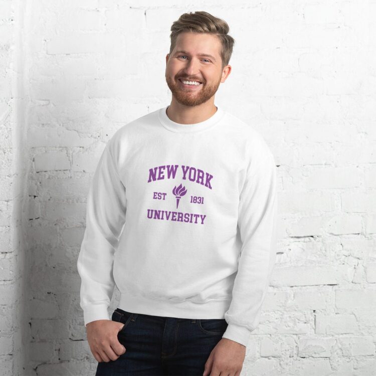 new york university crewneck sweatshirt