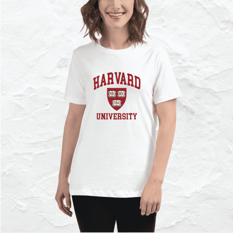 harvard university women's t shirt