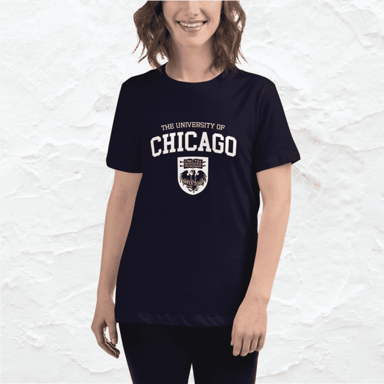 university of chicago women's t shirt