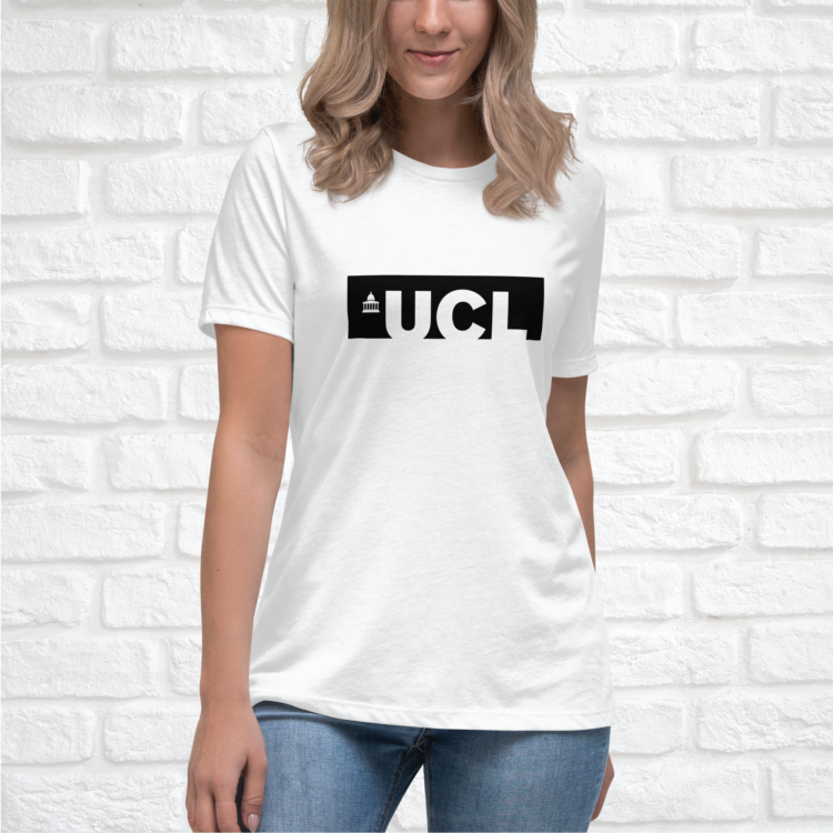 university college london logo women tshirt