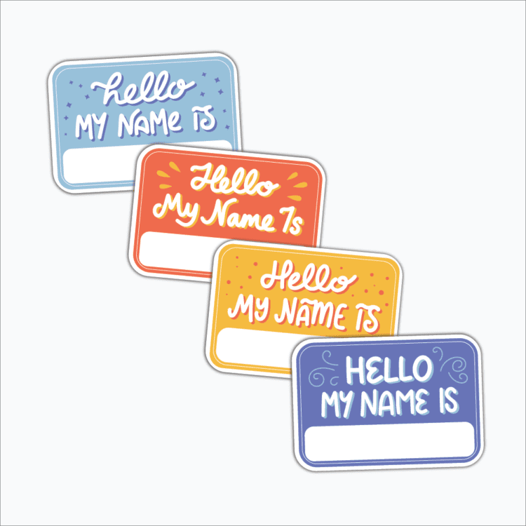 Best hello my name is sticker