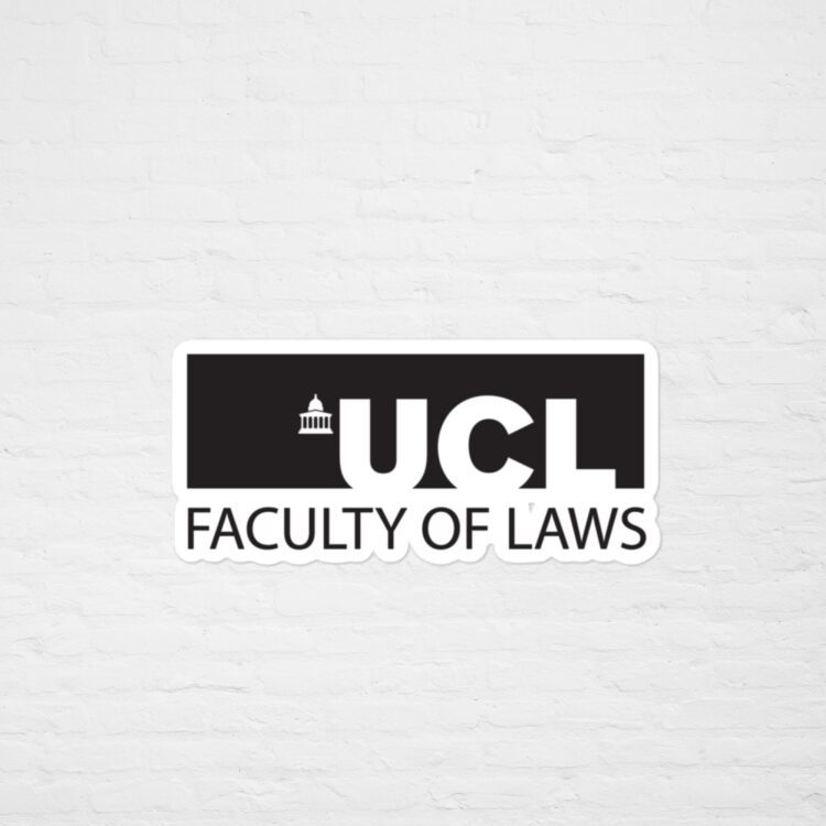 UCL Faculty of Laws logo sticker