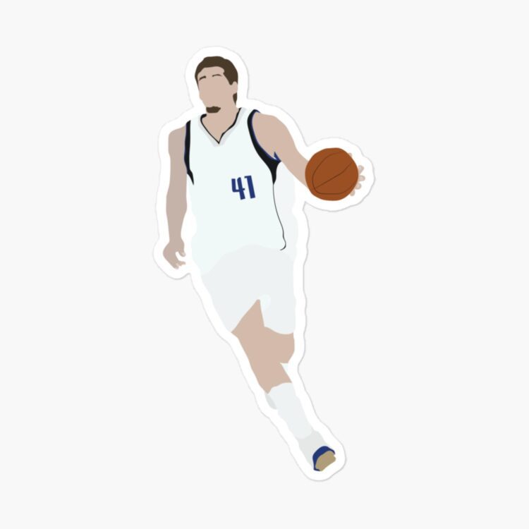 Dirk Nowitzki Vector Best Stickers