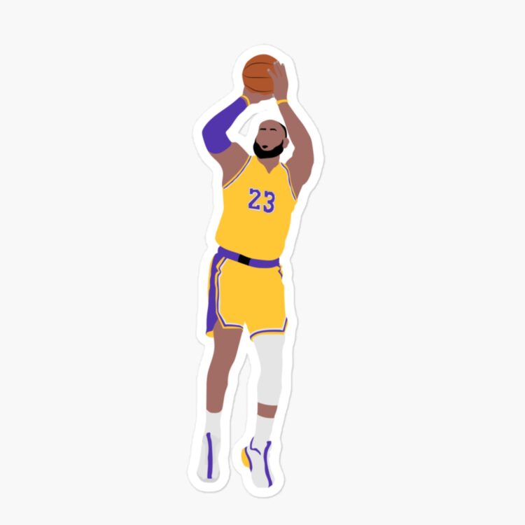 lebron james vector best sticker