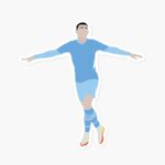 Phil Foden Best Vector Stickers