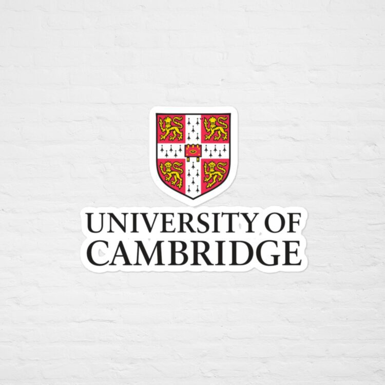 best university of cambridge sticker