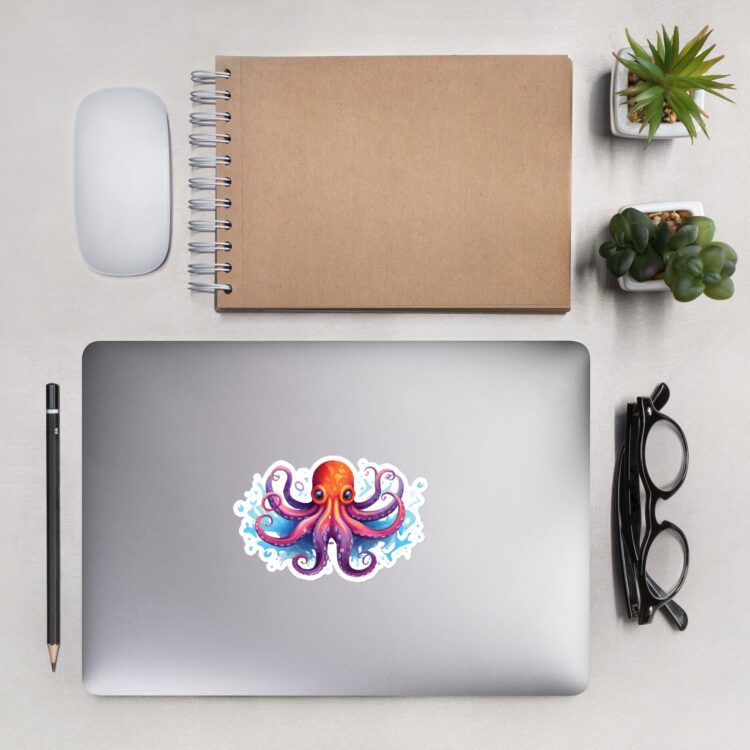 octopus vinyl sticker