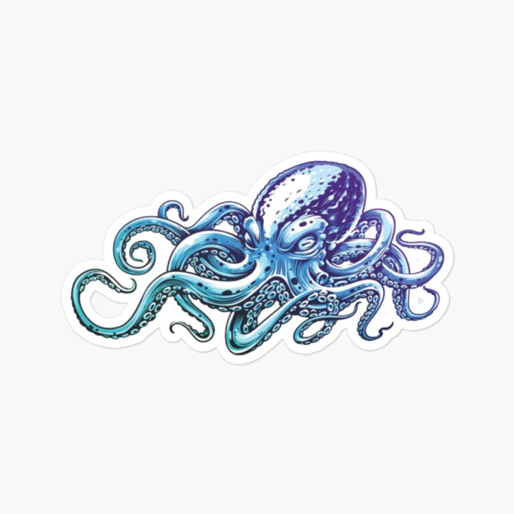 octopus vinyl decal sticker