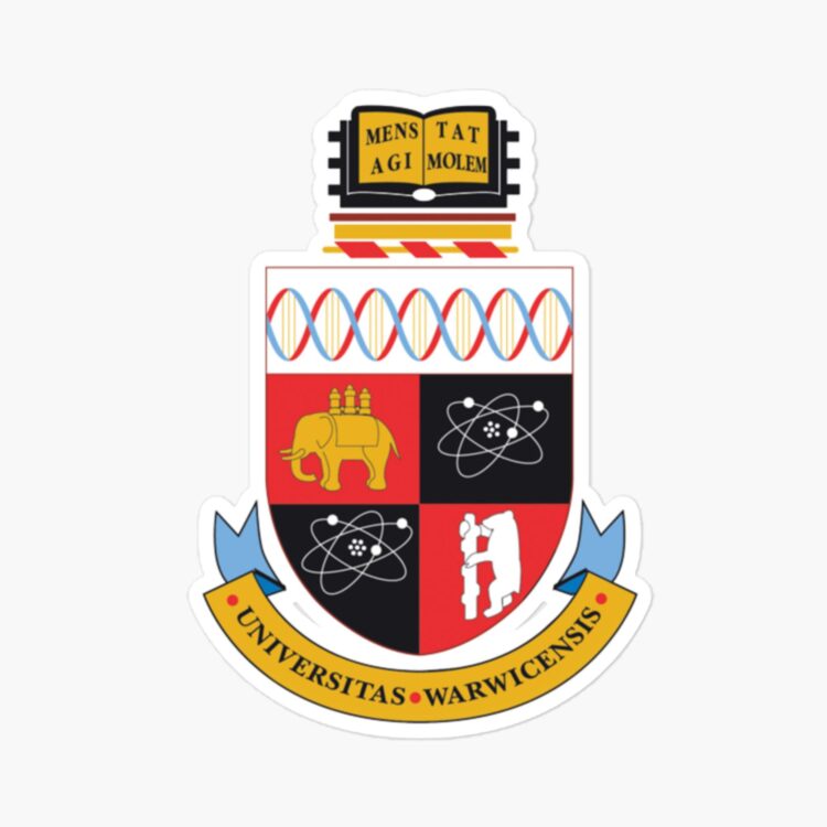 warwick uni sticker